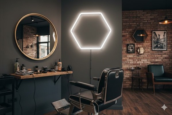 Tavan led CCT Un hexagon CCT 42W  94 x 82 cm [2]