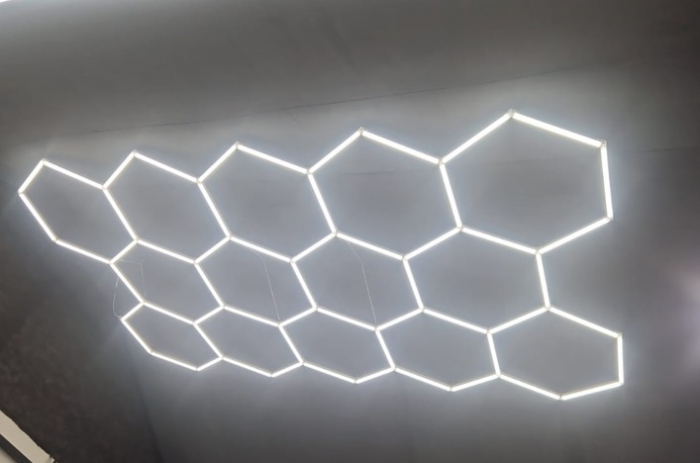tavan led honeycomb 14 hexagoane cu App [2]