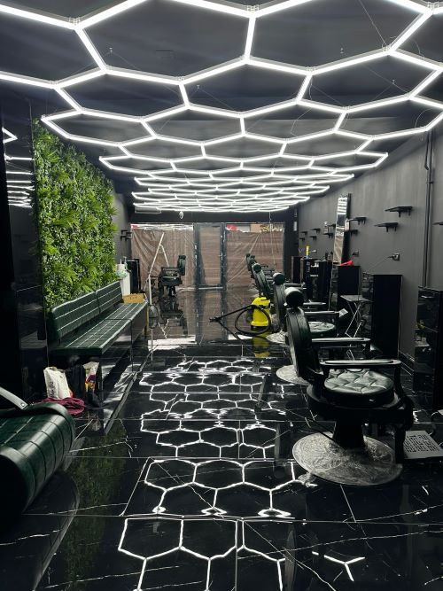 tavan led honeycomb 14 hexagoane Mari  516 X 310 cm 515W fara rama led [2]