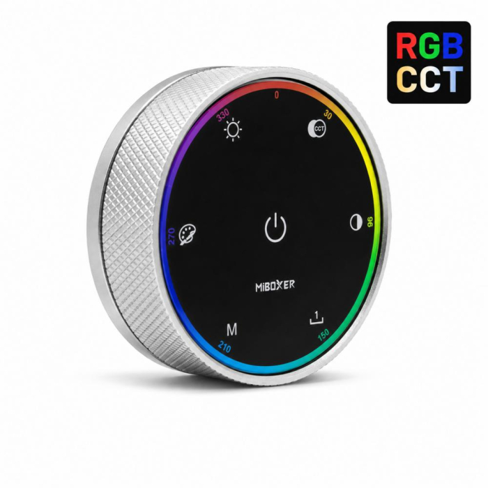 Telecomanda rotunda rotativa RGB CCT touch / CCT 4 zone [2]