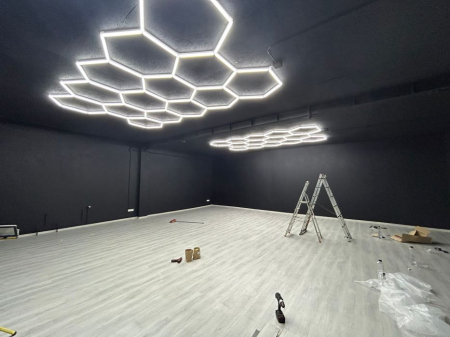14 Hexagoane LED Honeycomb fara chenar [4]