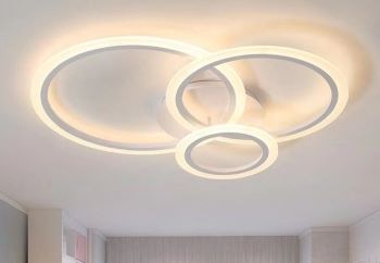 Lustra led de la 51w la 99w (max25- 30mp) - Lustra led dimabila 74w cu telecomanda 3 functii