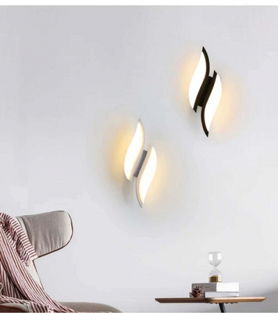 Lustra Receptie - Lustra LED 3 Functii 8W Alb/Negru