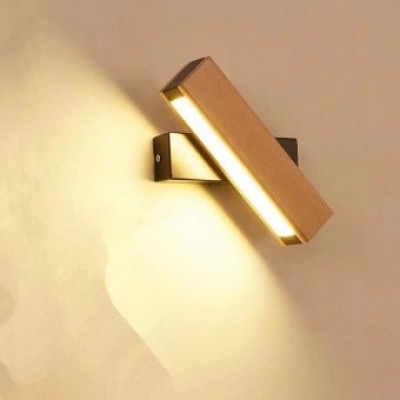 Lustra led lemn - Aplica led 12w lemn