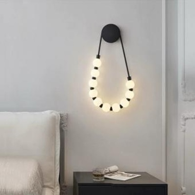 Lustra led Aurie - Aplica led eleganta 30w gold/black