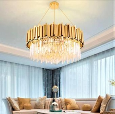 Candelabru led Cristal 50 cm Nobil Gold/ Black [1]