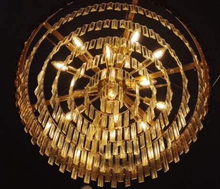 Candelabru led Cristal 80cm  Nobil Gold/Black [3]