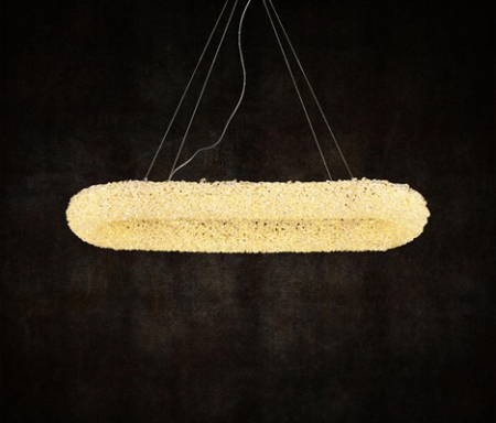 Lustra Receptie - Candelabru led dimabil cu telecomanda 75w 85x30cm