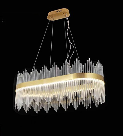 Oferte speciale - Candelabru led modern 80w Gold/Silver