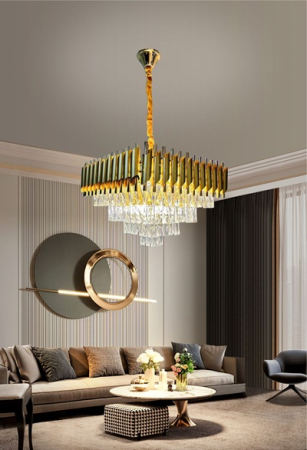 Candelabru led patrat n si elegant Black/Silver/ Gold [3]