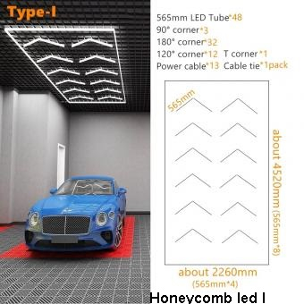 Led tavan honeycomb 600w 226 X 452 cm [2]