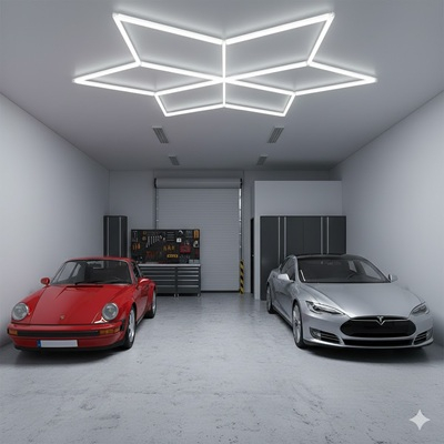 6 hexagoane led honeycomb - led tavan honeycomb-stea