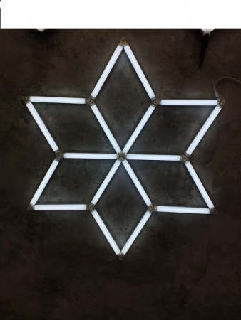 6 hexagoane led honeycomb - led tavan honeycomb-stea