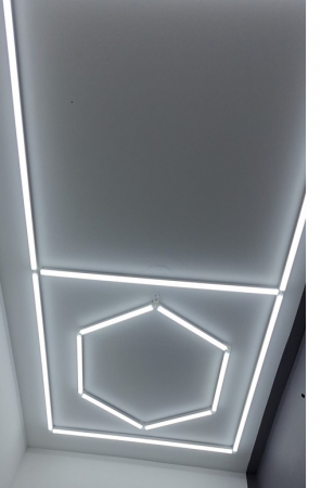 Led tavan Honeycomb - Un hexagon [6]