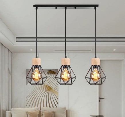 Lustra Receptie - Lustra 3 pendule e27