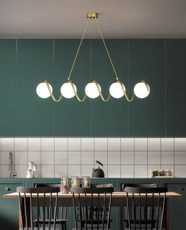 Lustra 5 globuri Black [1]