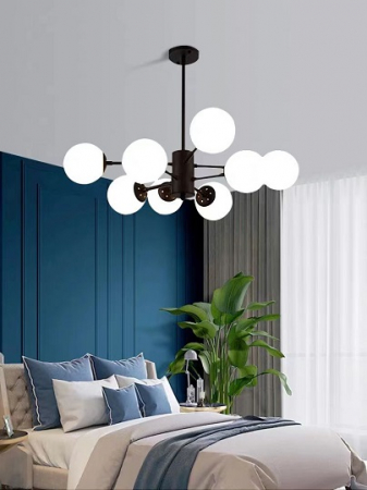 Lustra 8globuri Neagra