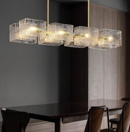 Lustra Receptie - Lustra gold 8 x E14