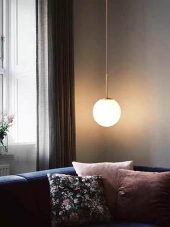Lustra led 1glob Gold/ Black [1]