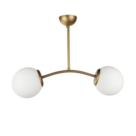 Lustra led Living - Lustra led 2 globuri gold E27