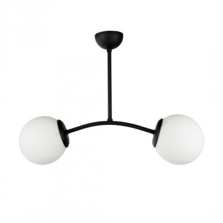Lustra led 2 globuri gold E27 [1]