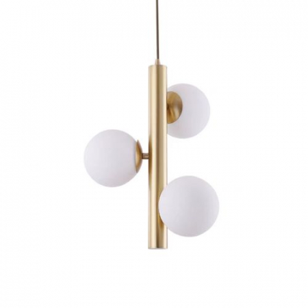 Lustra led 3 globuri Gold [1]