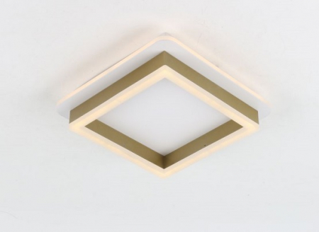 Lustra led Living - Lustra led 41w 3 functii Aurie