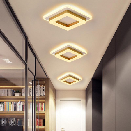 Lustra led 41w 3 functii Aurie [1]