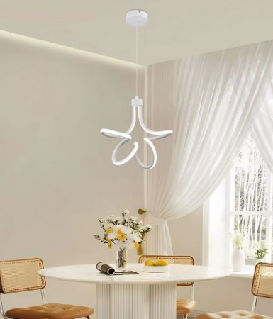 Lustra led 30w Alba/ Neagra [1]