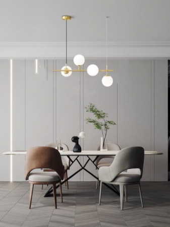 Lustra Receptie - Lustra led 4 globuri