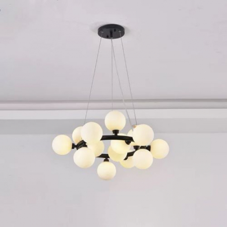 Lustra led Living - Lustra led 45, 25, 15 globuri Gold/ Black
