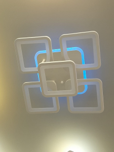 Lustra LED dimabila 80w cu telecomanda 3 functii si RGB [2]