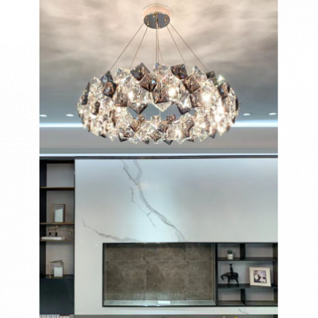 Lustra led Living - Lustra led cristal