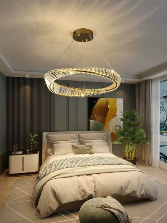 Lustra led de la 100w la 200w (max 50-60mp) - Lustra led cristal 100w
