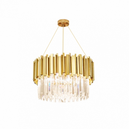 Lustra led Living - Lustra led Cristal Aurie