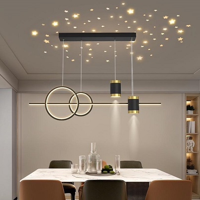 Lustra led Living - Lustra led cu telecomanda 108w