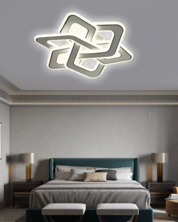 Lustra led de la 100w la 200w (max 50-60mp) - Lustra led cu telecomanda 140w