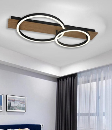 Lustra Led - Lustra led cu telecomanda 30w Maro