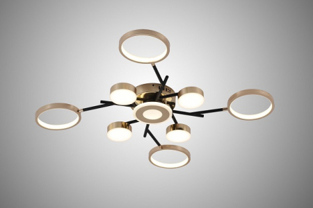 Lustra led Living - Lustra led cu telecomanda 56w