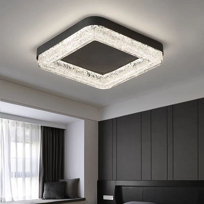 Lustra led Living - Lustra led cu telecomanda Patrata/ Rotunda
