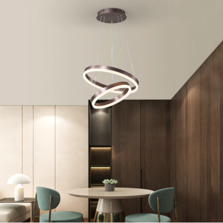 Lustra led Living - Lustra led dimabila 100w Maro