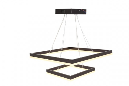 Lustra led Living - Lustra led dimabila 110w cu telecomanda 3 functii Maro