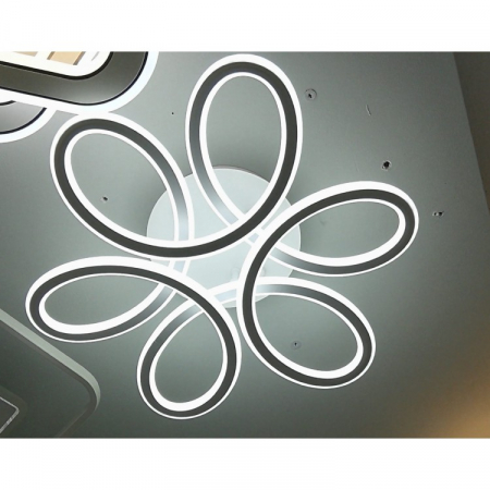 Lustra led Living - Lustra led dimabila 140w cu telecomanda 3 functii