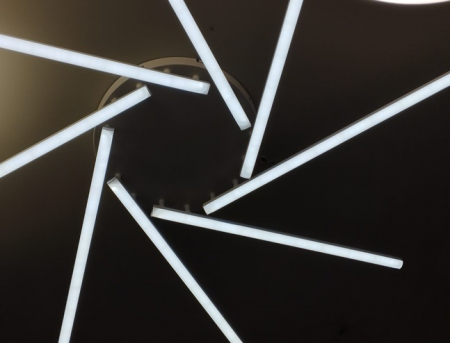 Lustra Led - Lustra led dimabila 8 elemente 110w
