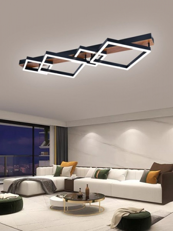 Lustra led dimabila cu telecomanda patrate [1]