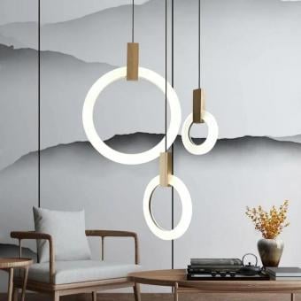 Lustra Dormitor - LUSTRA LED DIMABILA CU TELECOMANDA 3 FUNCTII 80W