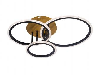 Lustra Led - Lustre led - Lustra LED dimabila cu telecomanda 3 functii Wood
