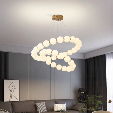 Lustra led Living - Lustra led eleganta 30 globuri