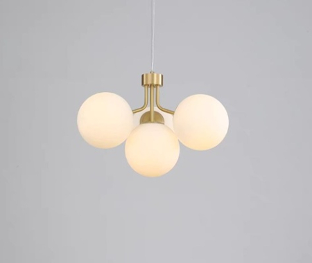 Lustra led eleganta 4 globuri Gold [1]