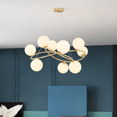 Lustra led eleganta cu 6/8 globuri [1]